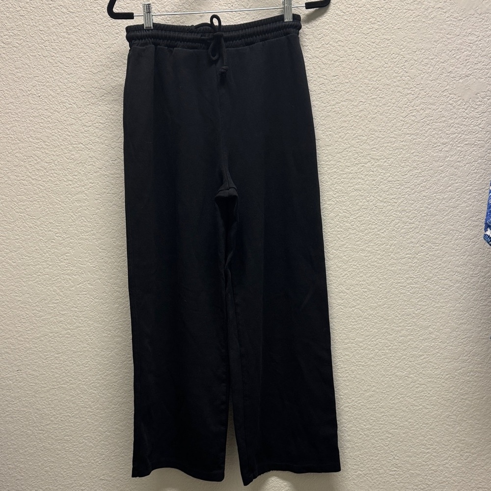 Zara Black Elastic Waist Pants